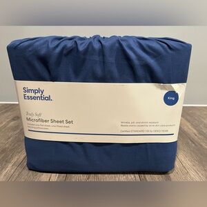 New Simply Essential Microfiber Sheet Set